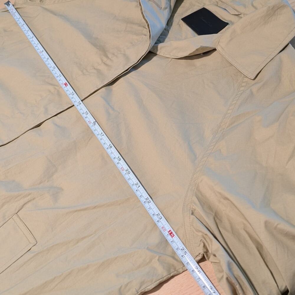 Massimo Dutti Trench Coat 6743/823/830 Womens M Tan Single-breasted Belted Long - Picture 8 of 13
